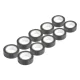 Szigetelőszalag 10 darabos fekete készlet 19 mm × 10 m × 0,13 mm PVC – AMIO