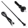 Antenna autótetőre 34 cm 5 mm adapter ANT02 – AMIO