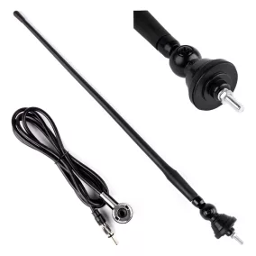 Antenna autótetőre 34 cm 5 mm adapter ANT02 – AMIO