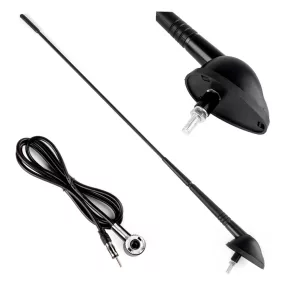   Antenna autótetőre dönthető 40 cm 5 mm adapter ANT03 – AMIO