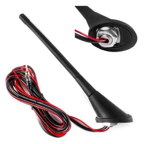 Antenna erősítővel ferde 18 cm ANT04 – AMIO