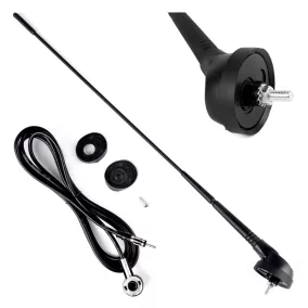   Antenna autótetőre dönthető 40 cm 5 mm adapter ANT06 – AMIO