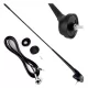 Antenna autótetőre dönthető 40 cm 5 mm adapter ANT06 – AMIO