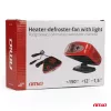 Fűtőventilátor és páramentesítő, szivargyújtóról + lámpa, 12V 150W – AMIO