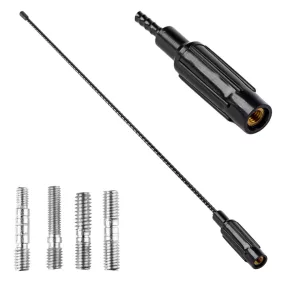   Autó antenna pót szál, 41 cm antenna árboc 4 adapter ANTM06 – AMIO