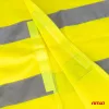Sárga XXL fényvisszaverő figyelmeztető láthatósági mellény – AMIO