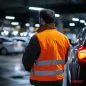  Narancssárga XXXL fényvisszaverő figyelmeztető láthatósági mellény – AMIO