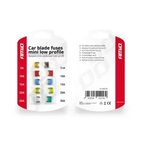   Biztosíték készlet MIKRO autó biztosítékok, 10 db-os – AMIO