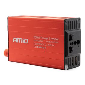 Inverter 12V/220V 300W/600W 2xUSB PI03 – AMIO