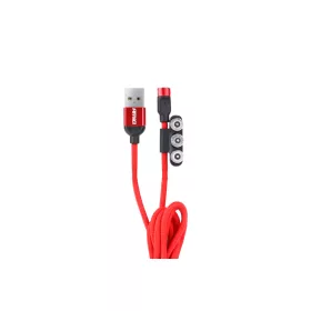   MULTIKABEL Mágneses USB kábel 3 az 1-ben Lightning USB-C micro USB 1 m UC-8 – AMIO