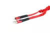 Töltőkábel Rugós Apple iPhone Lightning kábel 1,2 m UC-13 – AMIO
