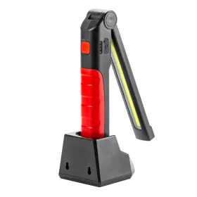   LED Műhely szerelőlámpa összecsukható, erős COB LED tölthető (USB) – AMIO