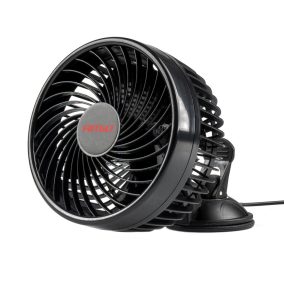   Ventilátor 12V szivargyújtós 1x15 cm (6") átmérőjű tapadókorongos, szélvédőre – AMIO