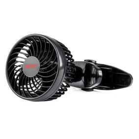   Ventilátor 12V szivargyújtós 1x11,5 cm (4,5") átmérőjű praktikus csipesszel – AMIO