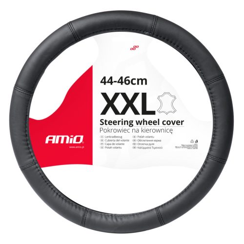 Kormányvédő XXL Ø 44–46 cm bőr – AMIO 