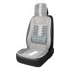 Golyós üléshuzat deréktámasszal és fejtámlával, szürke – AMIO