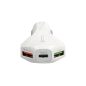   Szivargyújtós gyorstöltő 2x USB + 1x Type-C Qualcomm Quick Charge 3.0