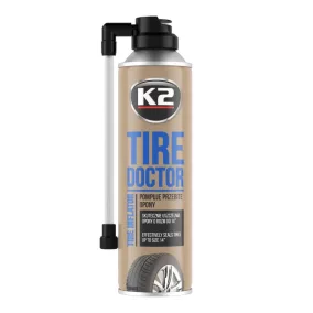K2 TIRE DOCTOR – Defektjavító spray 400ml