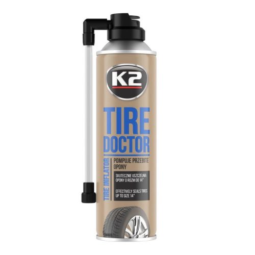 K2 | TIRE DOCTOR - Defektjavító spray | 400ml 