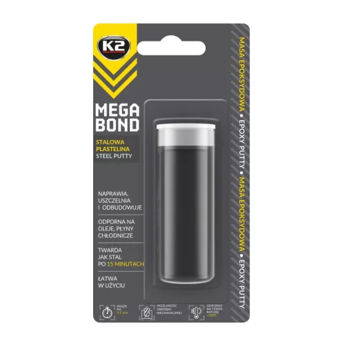 K2 MEGA BOND – ACÉL gyurma ragasztó 40g