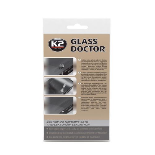 K2 GLASS DOCTOR – Szélvédőjavító készlet