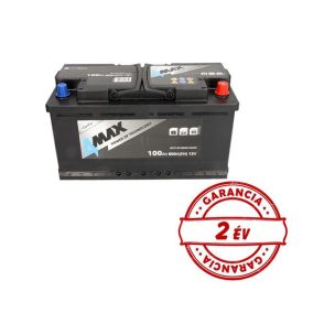 Akkumulátor 4MAX 12V 100Ah | 800A Jobb+ | 2 év garancia