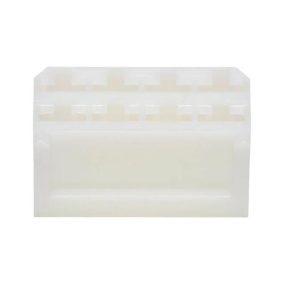 Csatlakozó ház fehér szigetelőház 8-as | anya