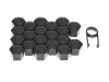 Kerékanya kupak - kerékcsavar kupak fekete 17 mm-es csavarvédők 20 db – Carmotion 