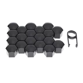   Kerékanya kupak - kerékcsavar kupak grafit fekete 19 mm-es csavarvédők 20 db – Carmotion 