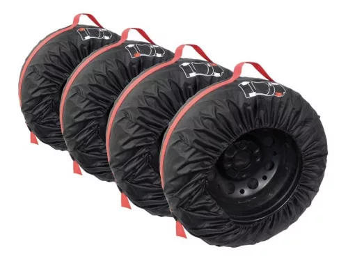 Kerék- és gumitároló védőhuzat / keréktároló zsák (4db) 13-15" – Carmotion 