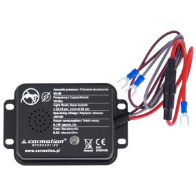   Nyestriasztó, rágcsálóriasztó, ultrahangos + vaku, 12V – Carmotion