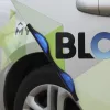 Ajtóütközők, kék fényvisszaverőkkel, 2 db. – Carmotion 