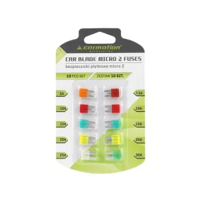 Lapos biztosíték bliszter MICRO-2, 10 db – Carmotion