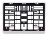 Rendszámtábla keret 322 x 245 mm, kétsoros, krómozott – Carmotion 