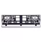 Krómozott fém rendszámtábla keret – Carmotion 