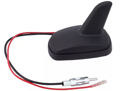 Cápauszony antenna erősítővel fekete – Carmotion 