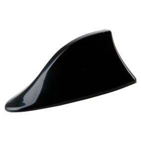 Cápauszony antenna, öntapadós, erősítővel – Fekete
