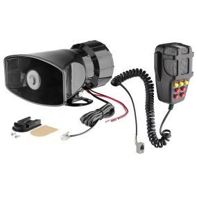   Elektronikus sziréna megafonnal, 7 különböző hanggal – Carmotion