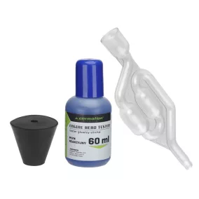   CO2 hengerfejtömítés szivárgásvizsgáló + 60ml reakciófolyadék + 25-55mm-es adapter – Carmotion