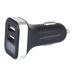   Szivargyújtó dugó voltmérővel, 2 x USB 2.1 A – Carmotion