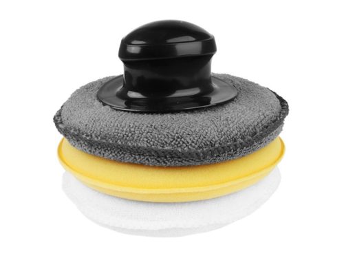 Mikroszálas polírozó szivacsok 12,5 x 2 cm, 3 db, tépőzáras tartóval – Carmotion