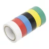 PVC szigetelőszalagok 0,13 mm × 15 mm × 5 m, színes, 6 db – Carmotion