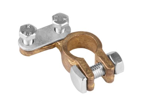 Akkusaru / akkumulátor saru sárgaréz 600 A, pozitív + – Carmotion