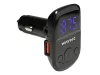 Szivargyújtós FM transzmitter Bluetooth kihangosítóval, QC3.0 USB töltővel és voltmérővel 12/24V – WAYME