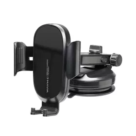   Tapadókorongos autós telefontartó vezeték nélküli, indukciós töltővel 15W – WAYME Carmotion