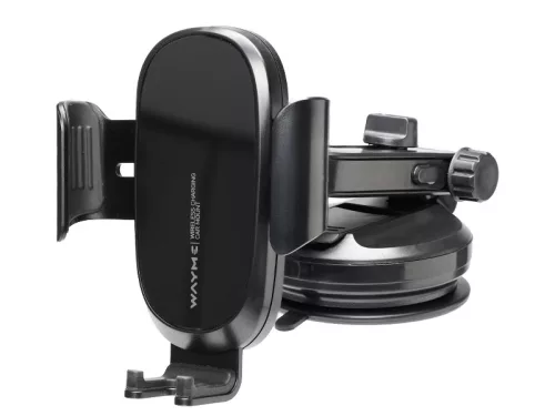 Tapadókorongos autós telefontartó vezeték nélküli, indukciós töltővel 15W – WAYME Carmotion