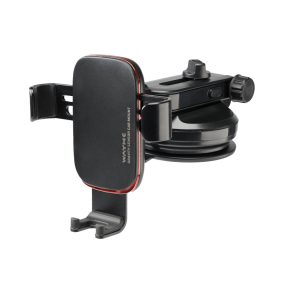  Telefontartó tapadókorongos szélvédőre, műszerfalra, piros – Wayme Gravity