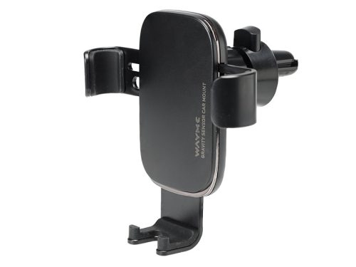 Telefontartó szellőzőbe rögzíthető, grafit – Wayme Gravity