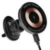 Telefontartó szellőzőbe rögzíthető, mágneses, 15W Induktív Töltővel + USB Kábel > USB-C 100 cm – Carmotion 