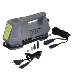   Légkompresszor DC 12V, AC 230V 10 BAR, automata, digitális nyomásmérővel és LED zseblámpával – Carmotion 